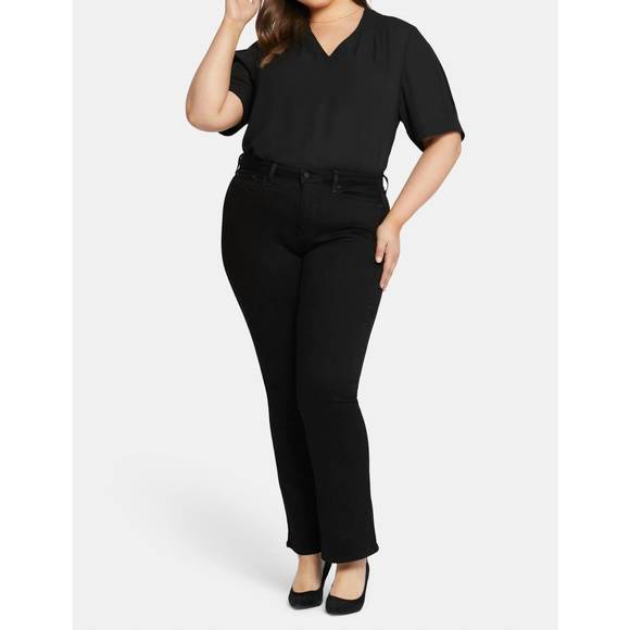 NEW NYDJ the barbara boot cut jean in black - Picture 1 of 3
